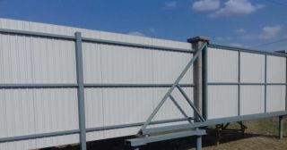 Купить откатные ворота на сваях Курган, цена от 2761 руб.